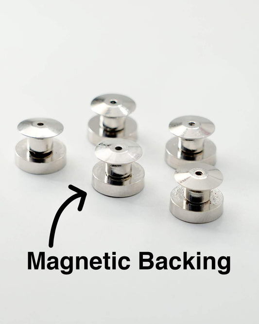 Magnetic Pin Backing