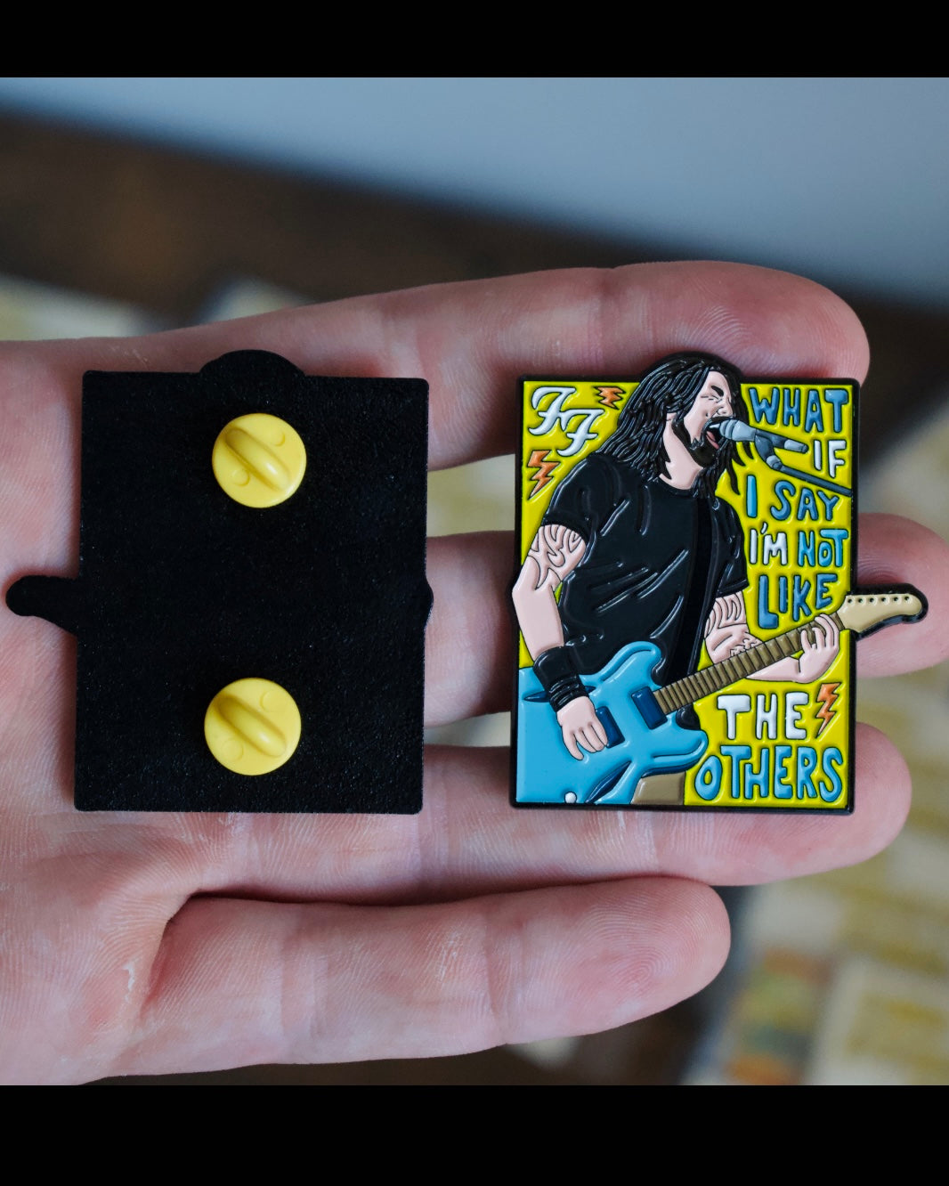 Dave Grohl - Enamel Pin
