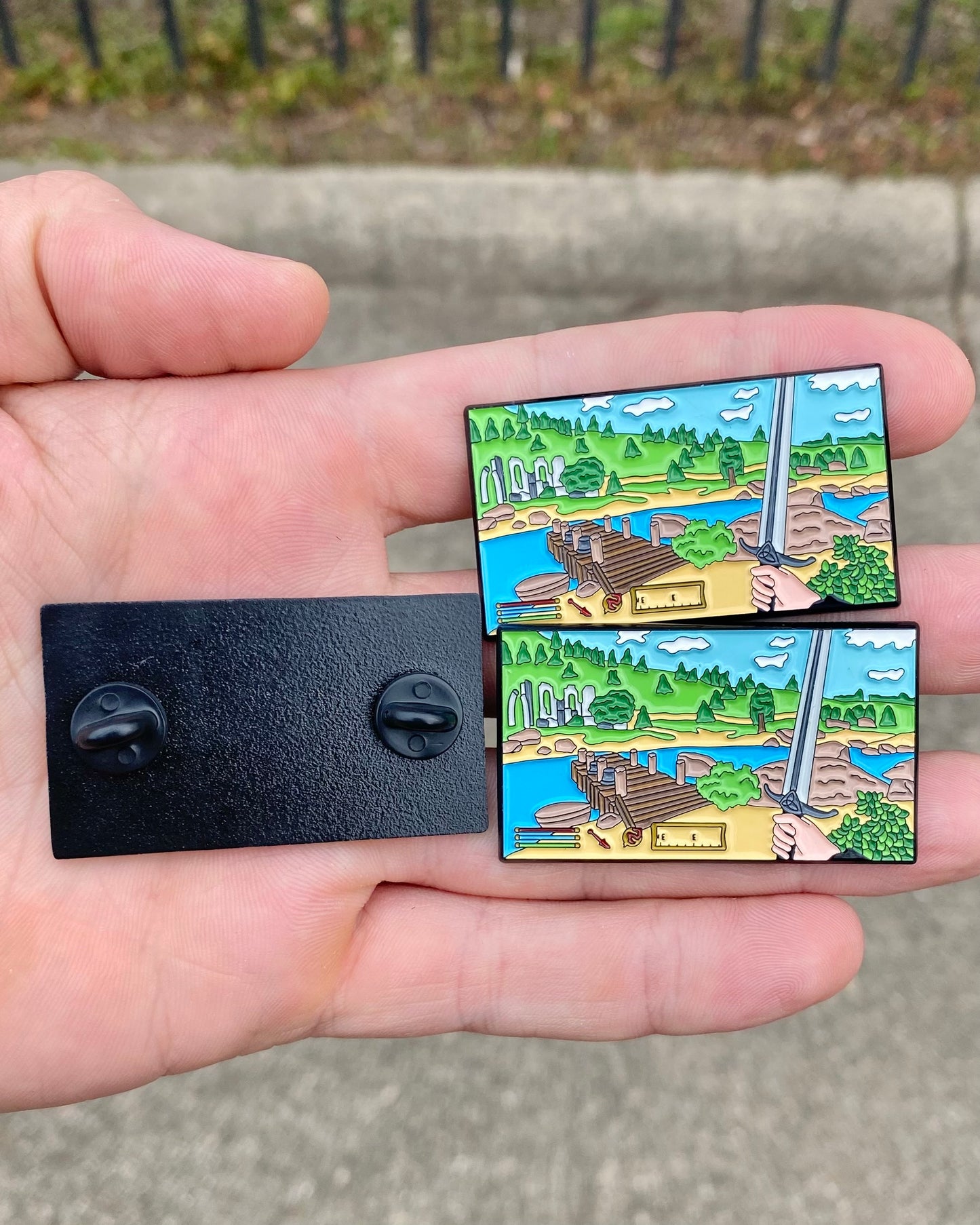 Stop Right There Criminal Scum - Enamel Pin