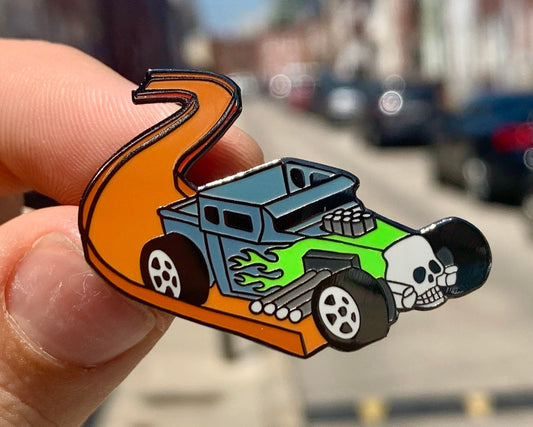 Bone Shaker Car Pin