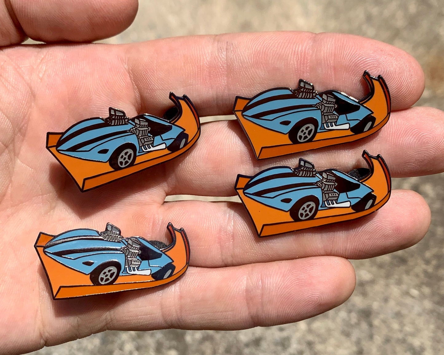 Twin Mill Car Enamel Pin