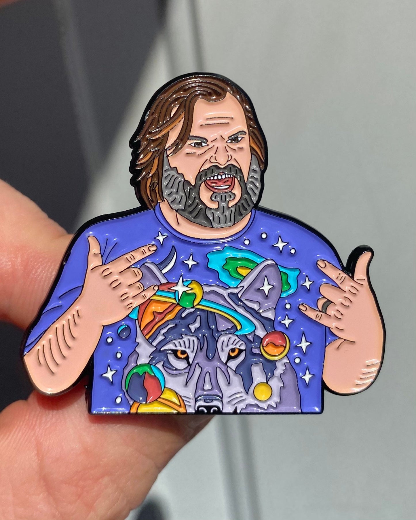 Jack Black - Enamel Pin