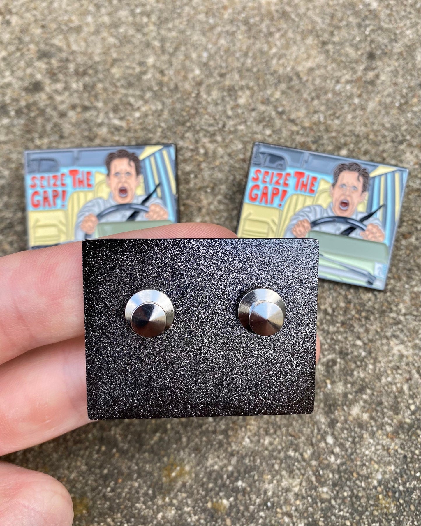 Dennis - Seize the Gap! - Enamel Pin
