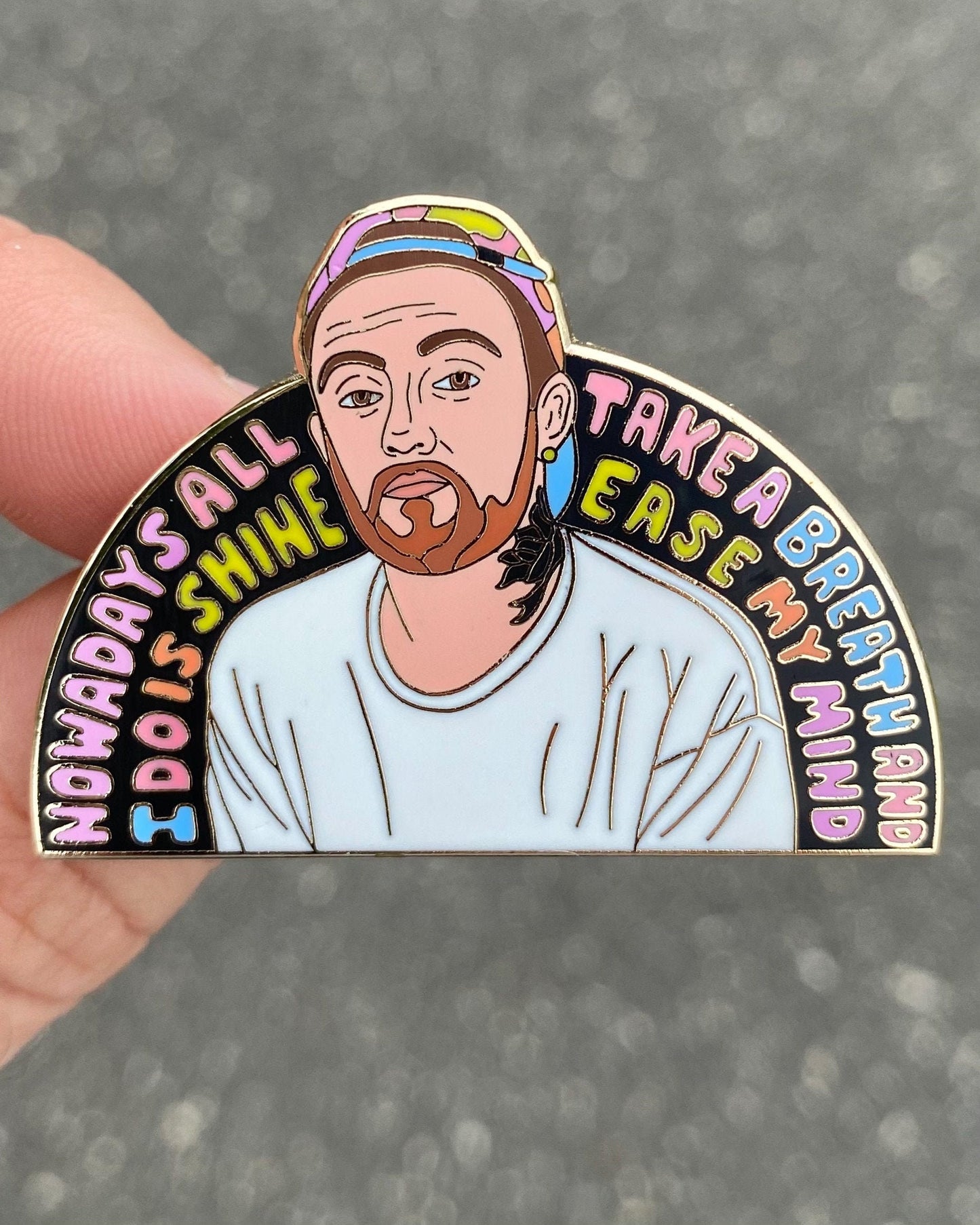 Mac Miller - 2009 - Enamel Pin - LE Gold Variant