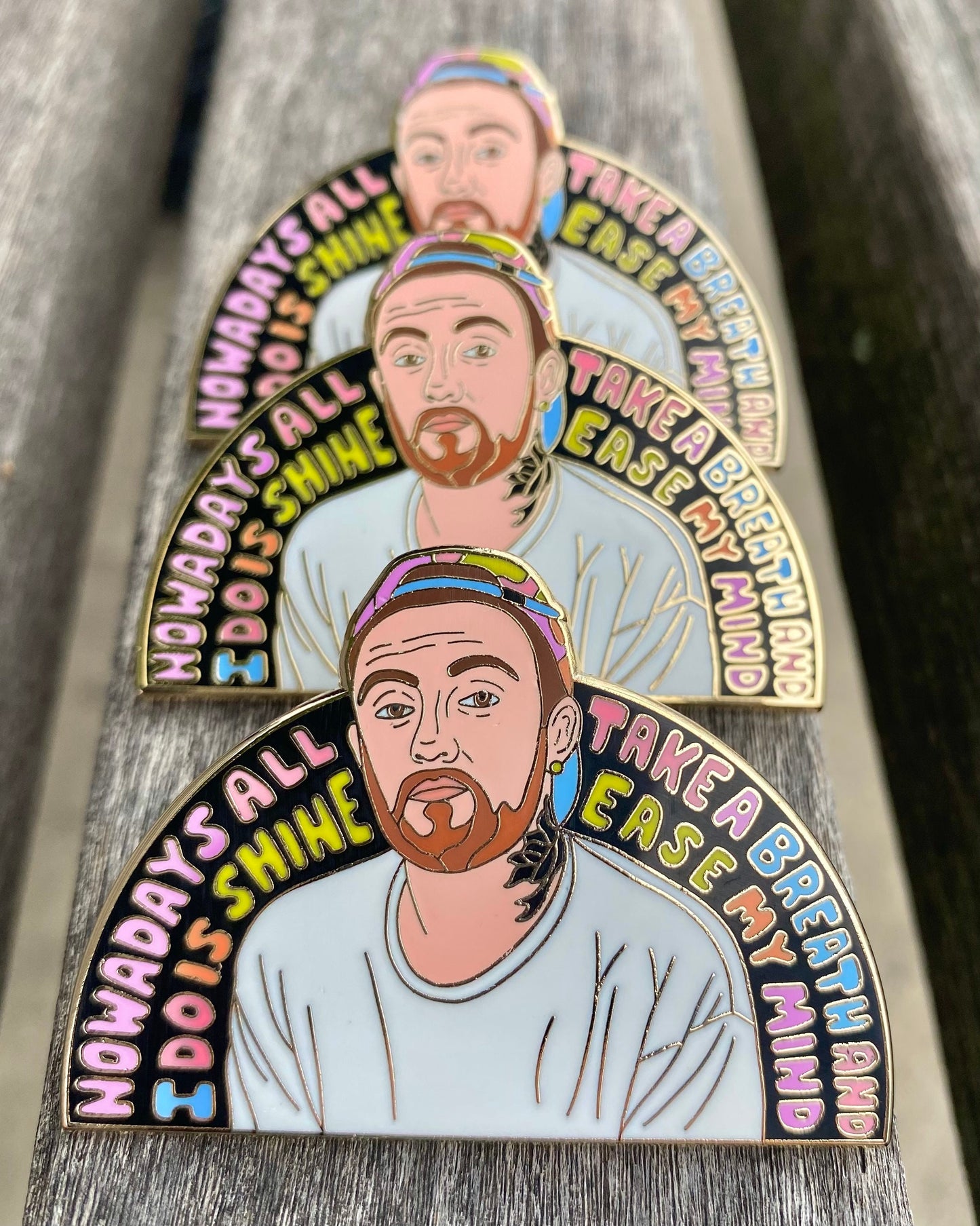 Mac Miller - 2009 - Enamel Pin - LE Gold Variant