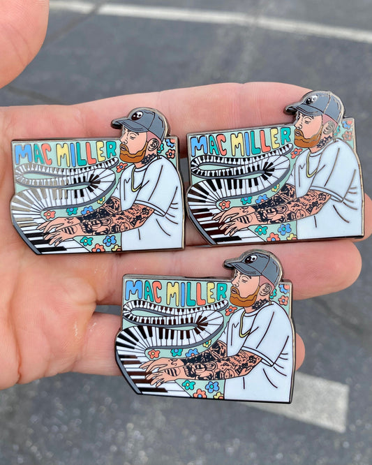 Mac Miller - Piano - Enamel Pin