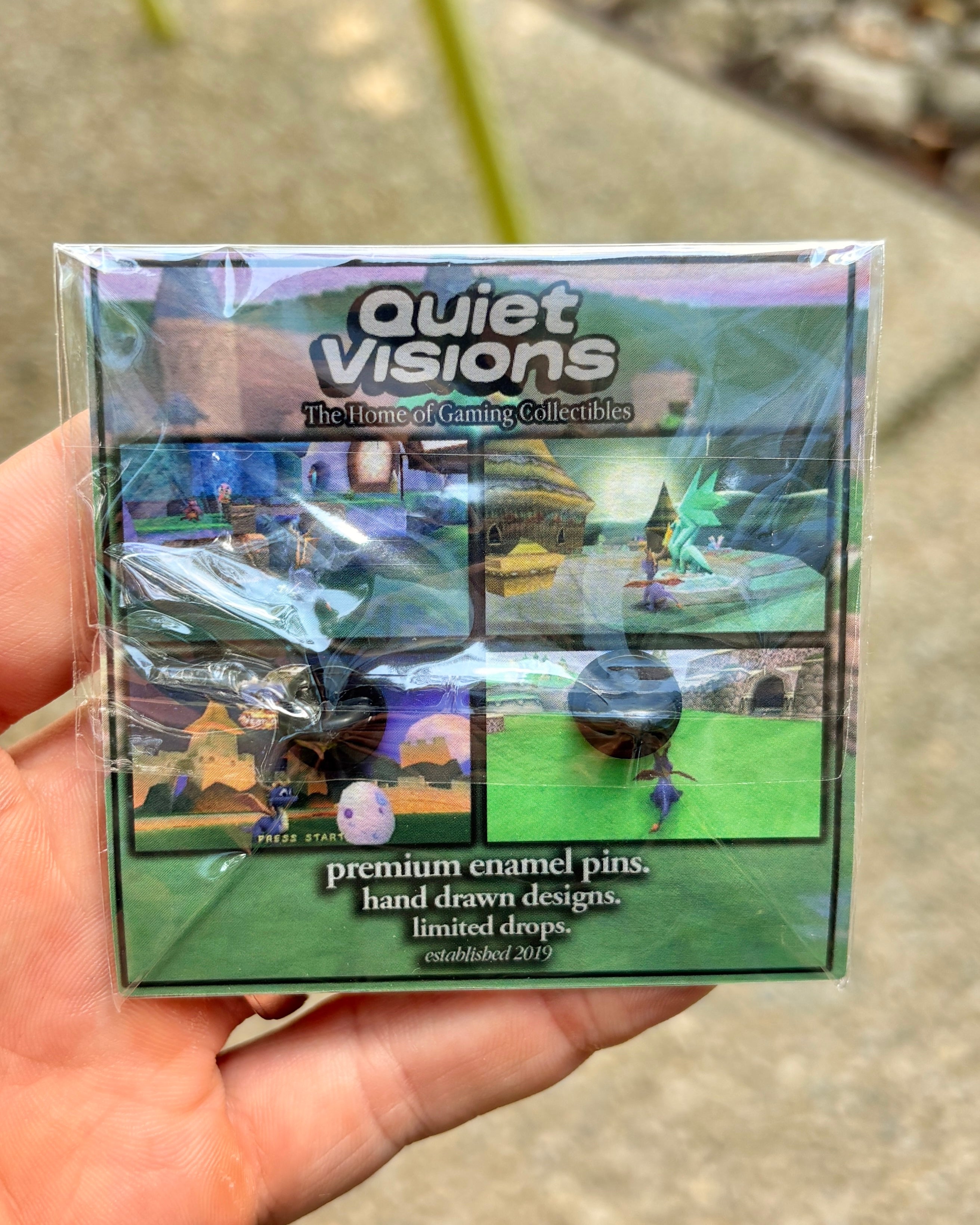 PS1 Purple Dragon - Enamel Pin