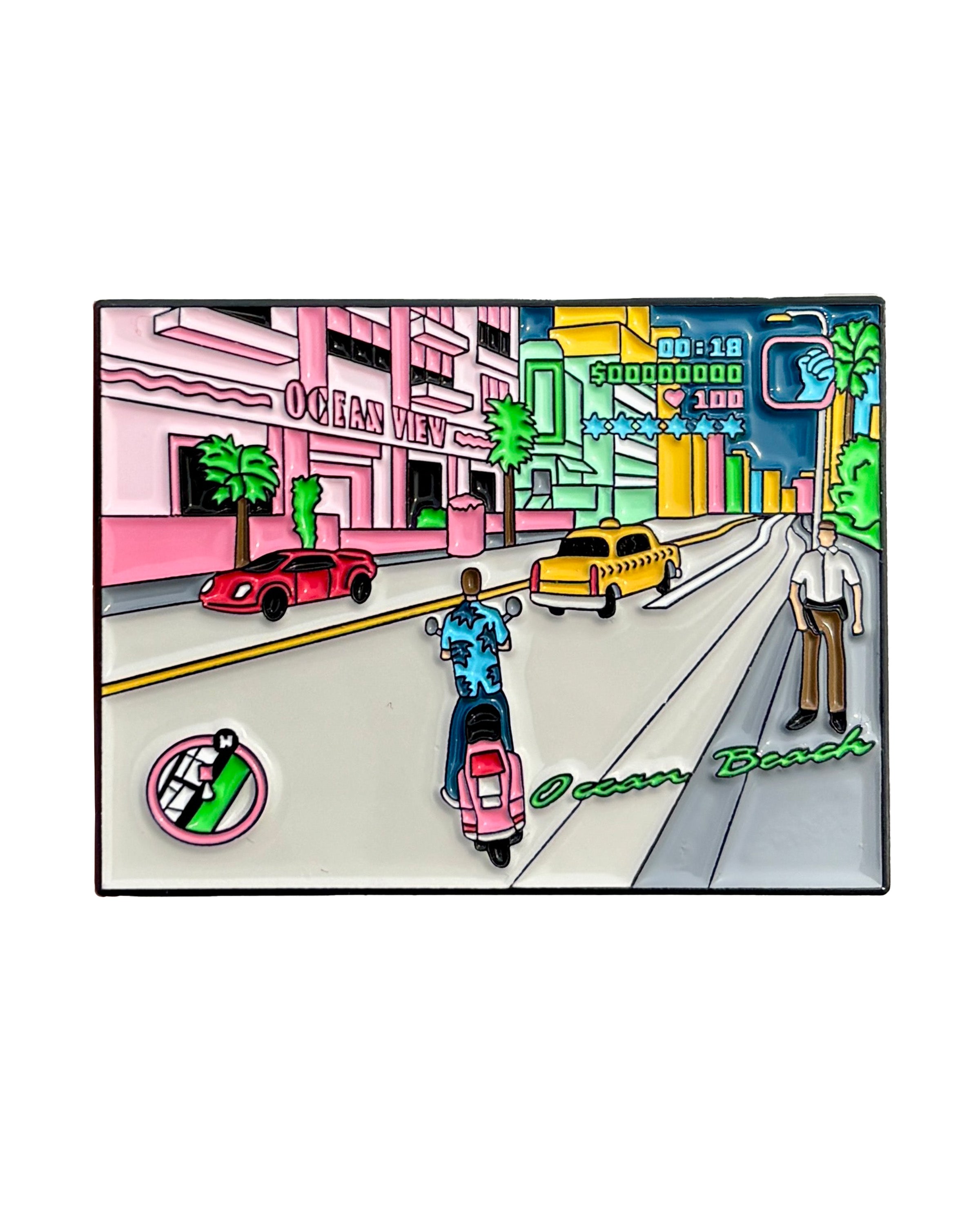 GTA Vice City Enamel Pin
