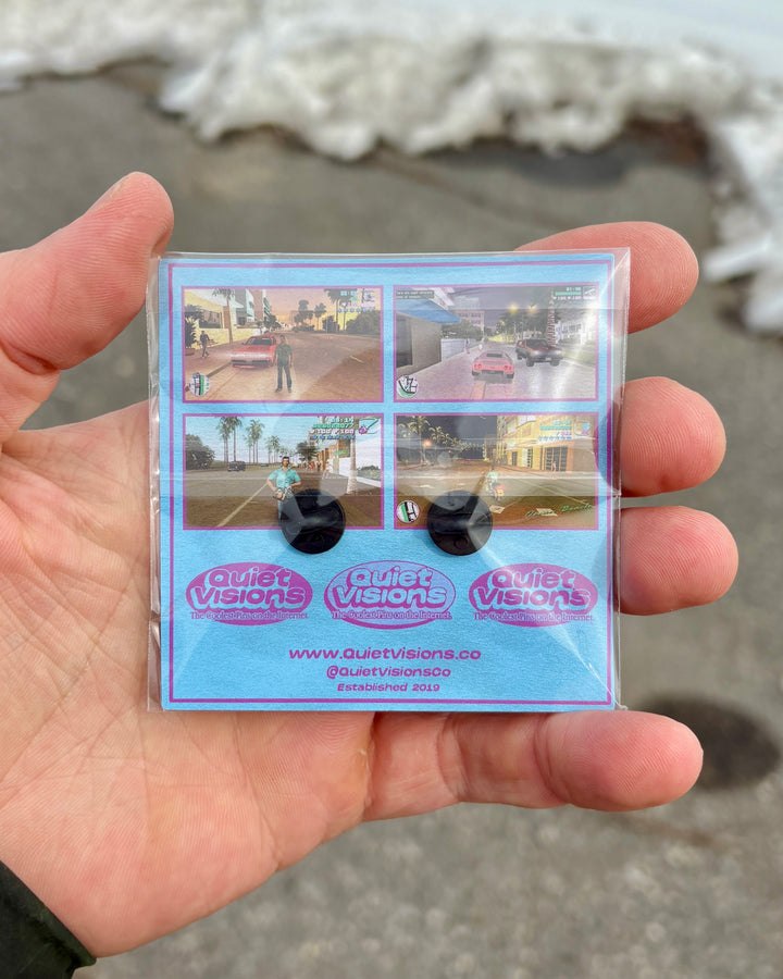 GTA Vice City Enamel Pin - Packaged Back