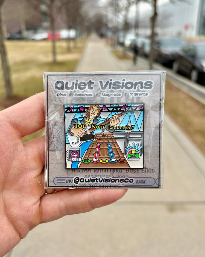Guitar Hero Enamel Pin - Packaged