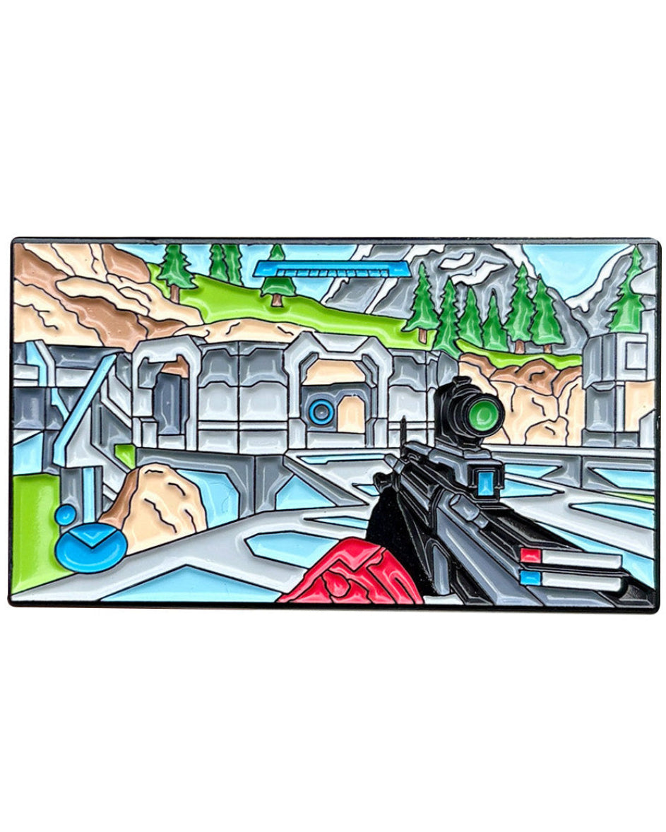 Halo Reach Forge World Enamel Pin