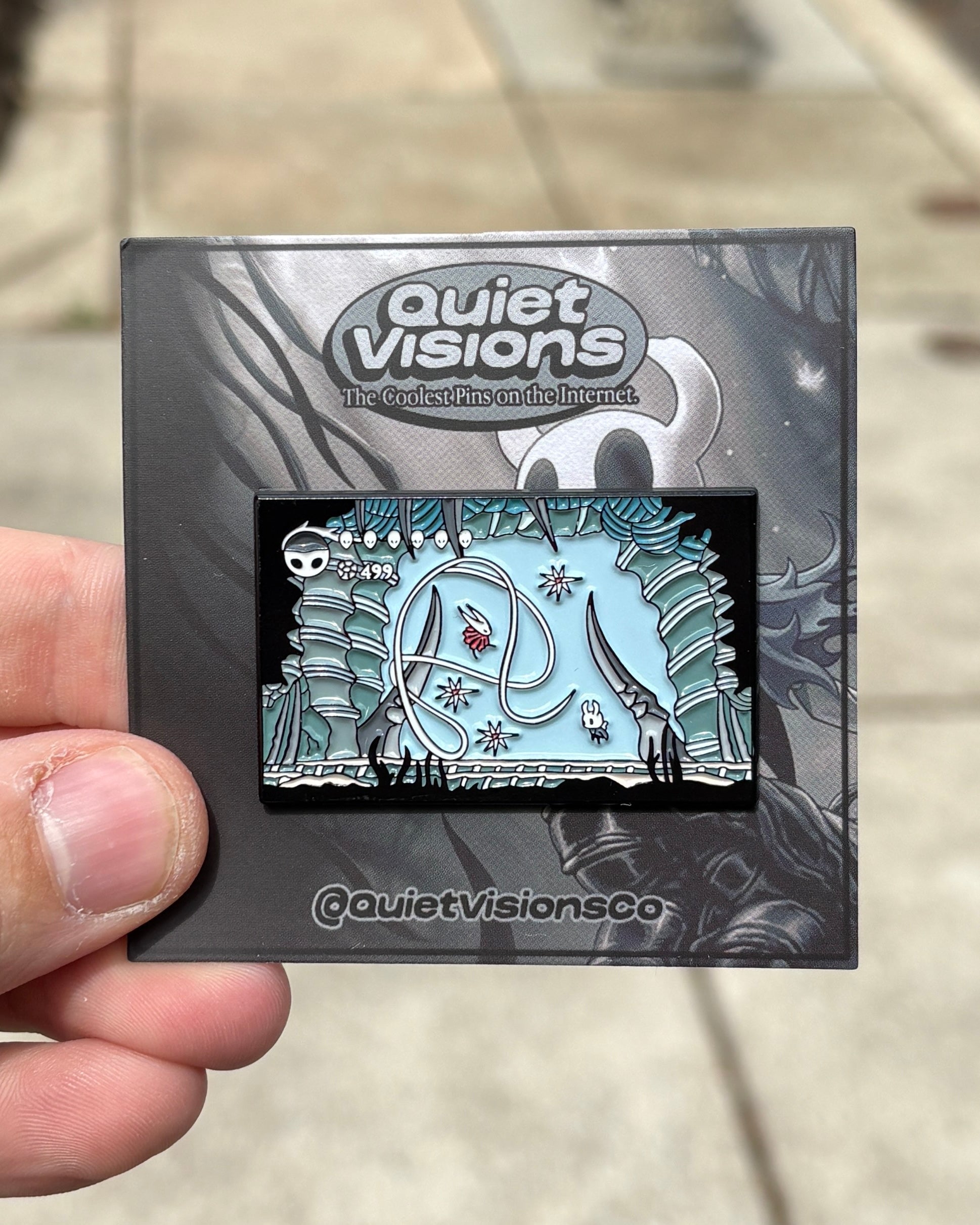 Hollow Knight Enamel Pin - On Card