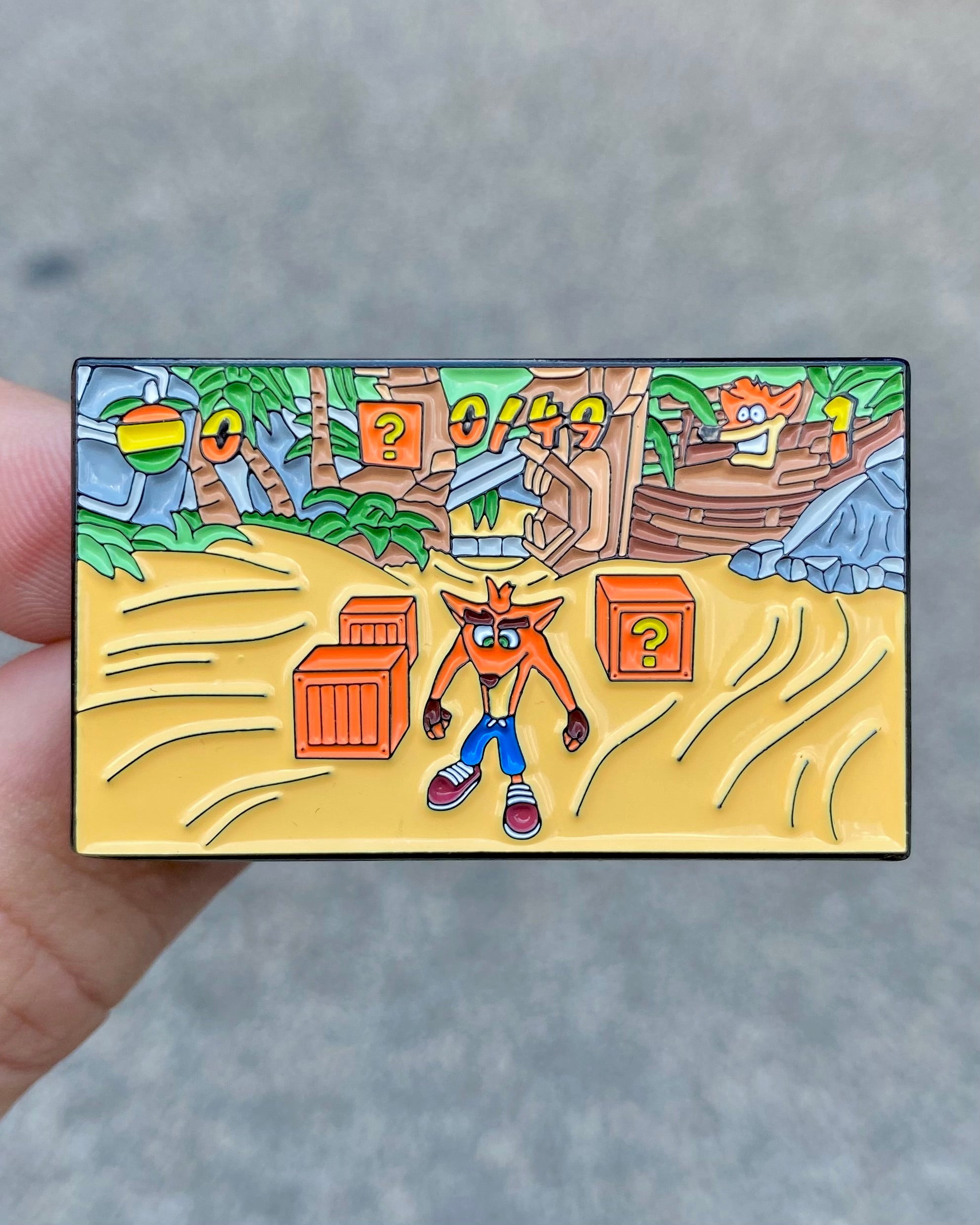 Crash - Enamel Pin