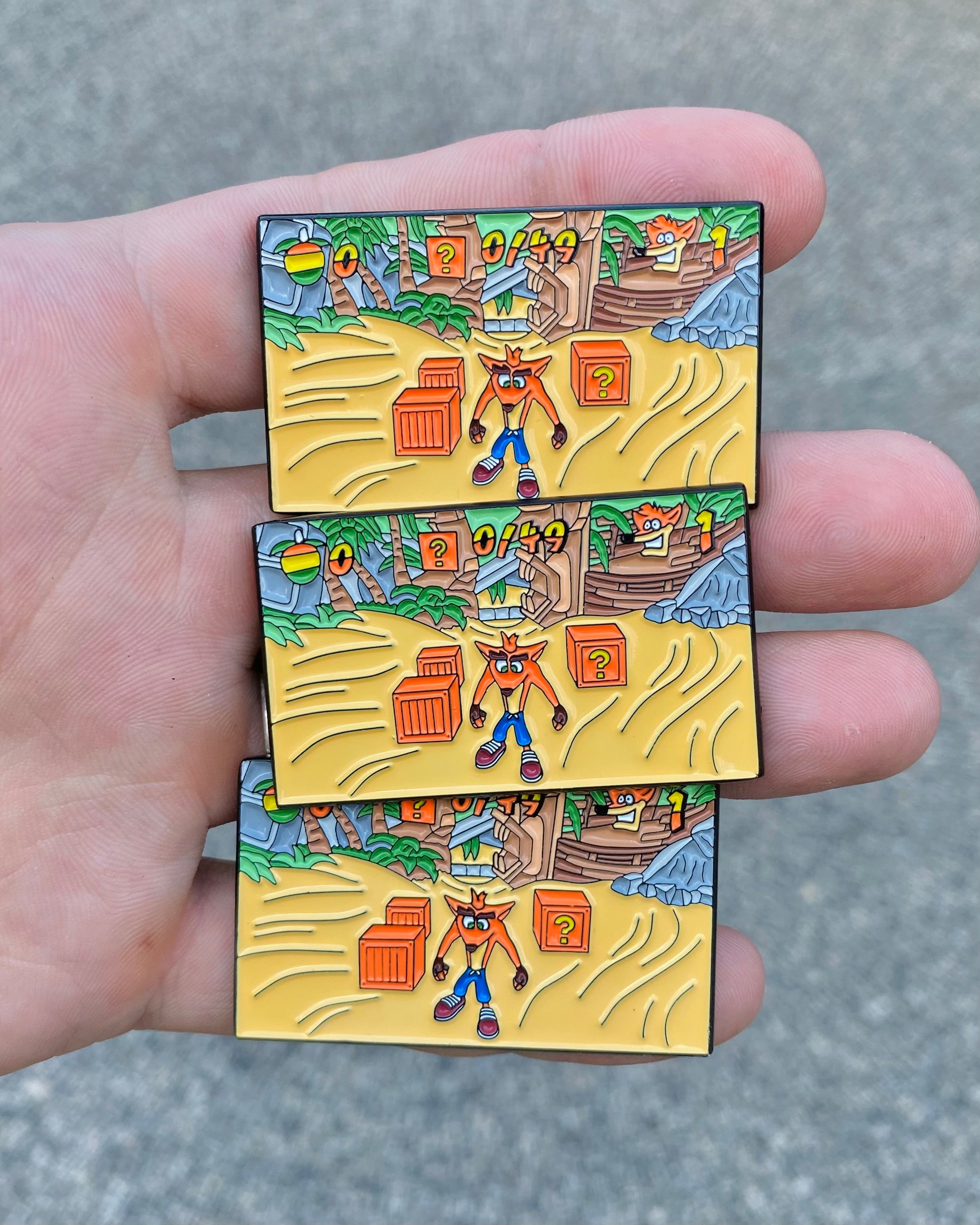 Crash - Enamel Pin