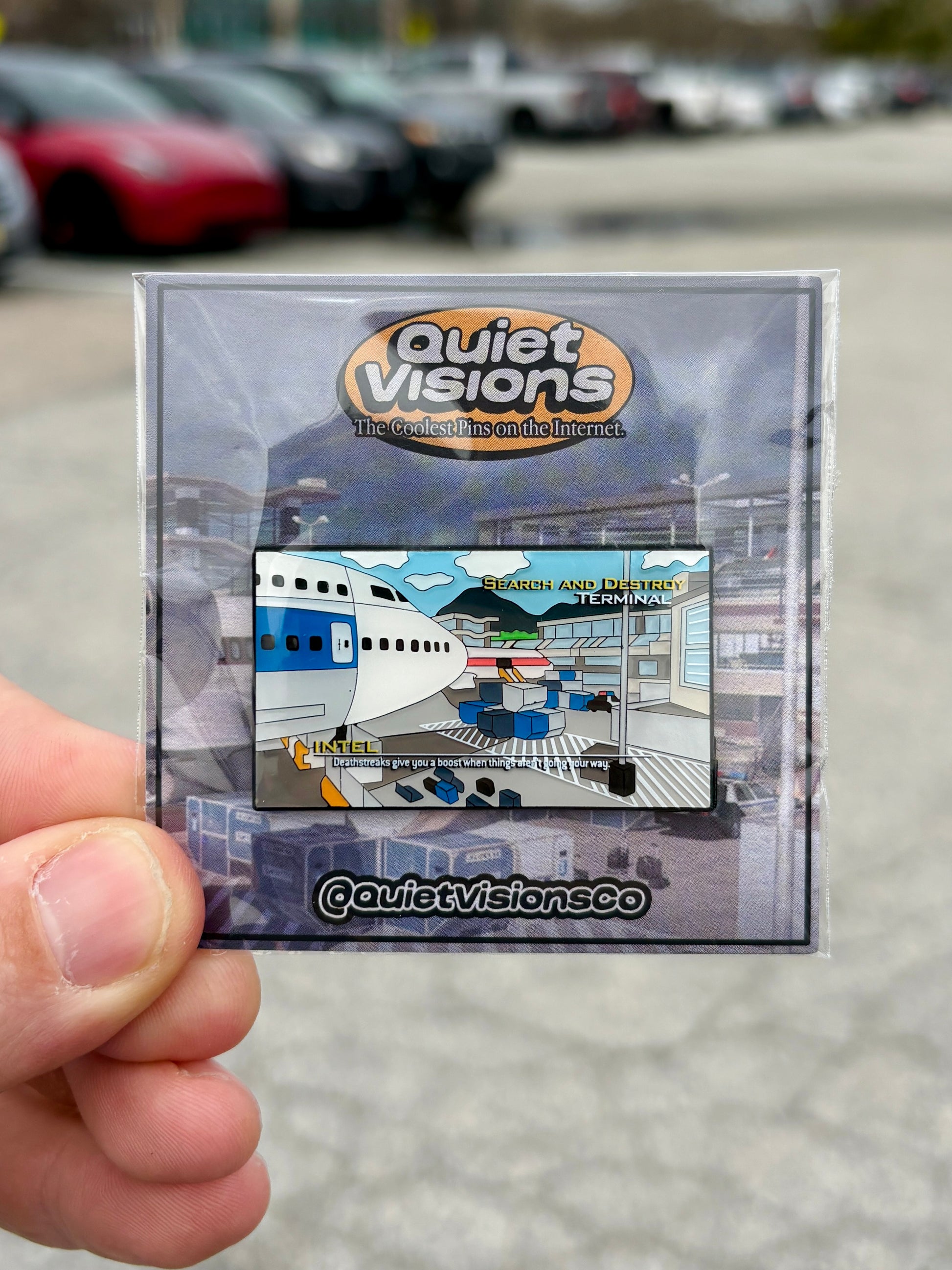 Modern Warfare 2 Terminal Enamel Pin - Wrapped