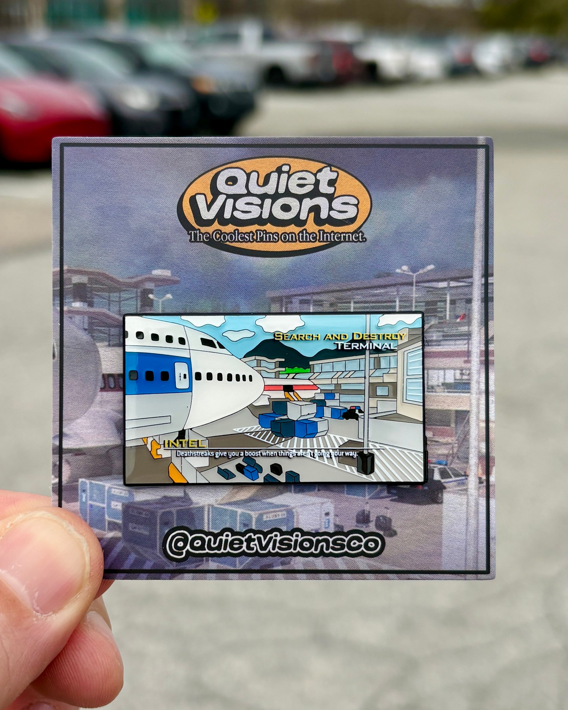 Modern Warfare 2 Terminal Enamel Pin - On Card