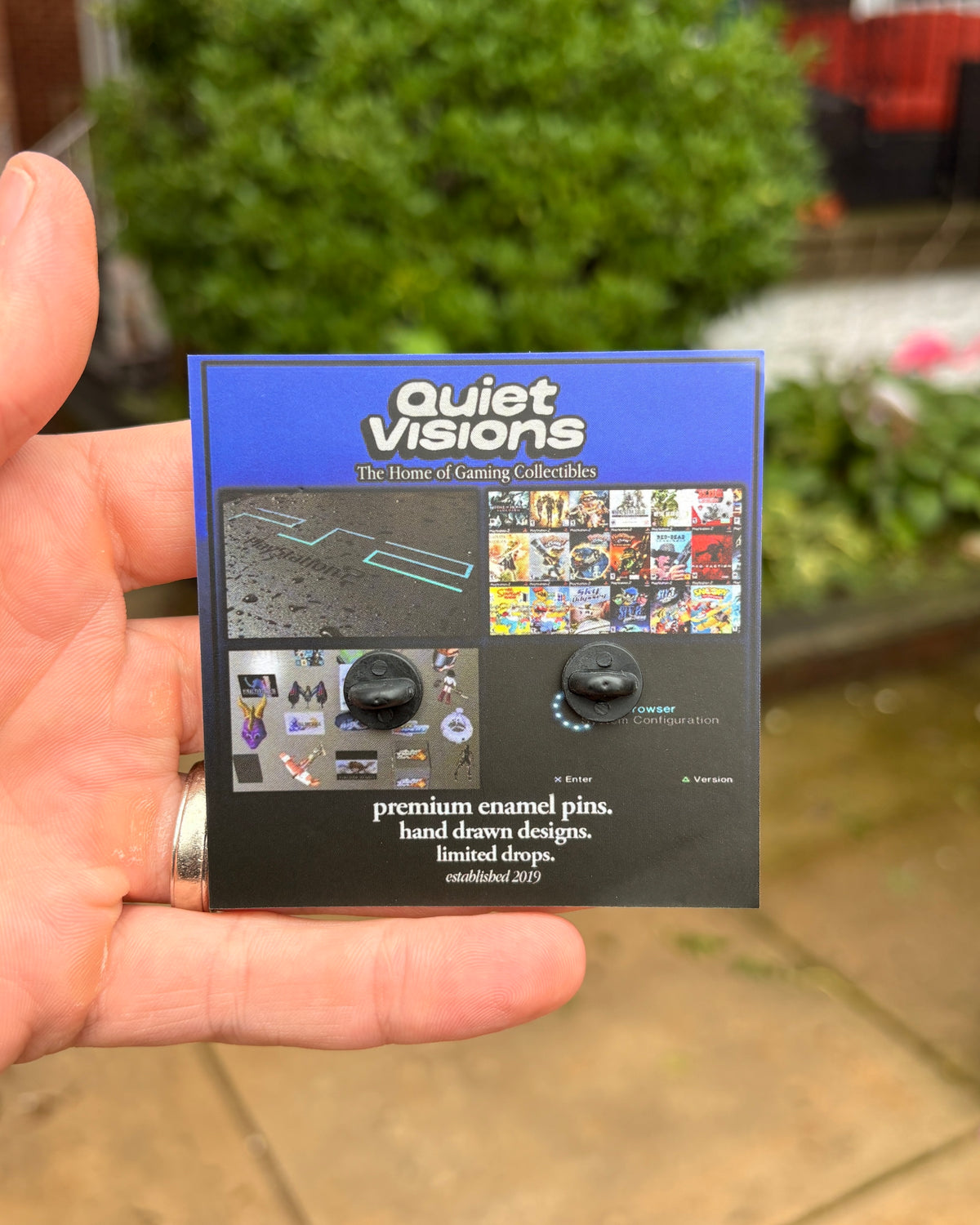PS2 Intro Screen - Enamel Pin
