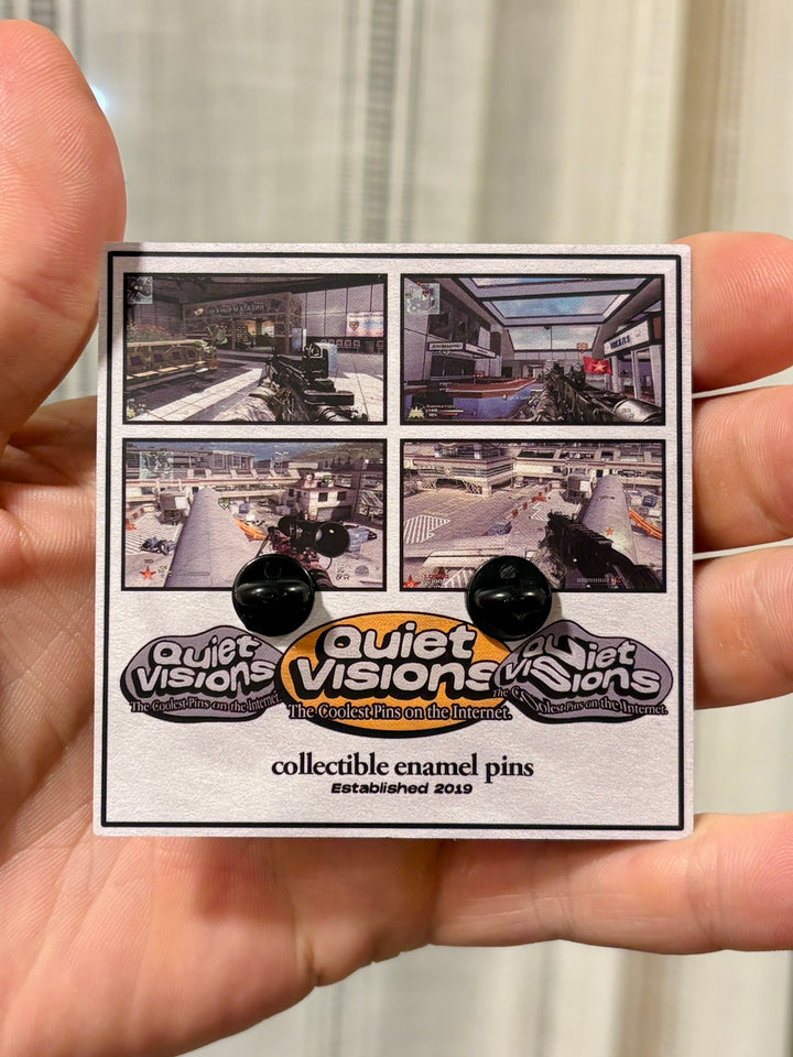 Modern Warfare 2 Terminal Enamel Pin - Back