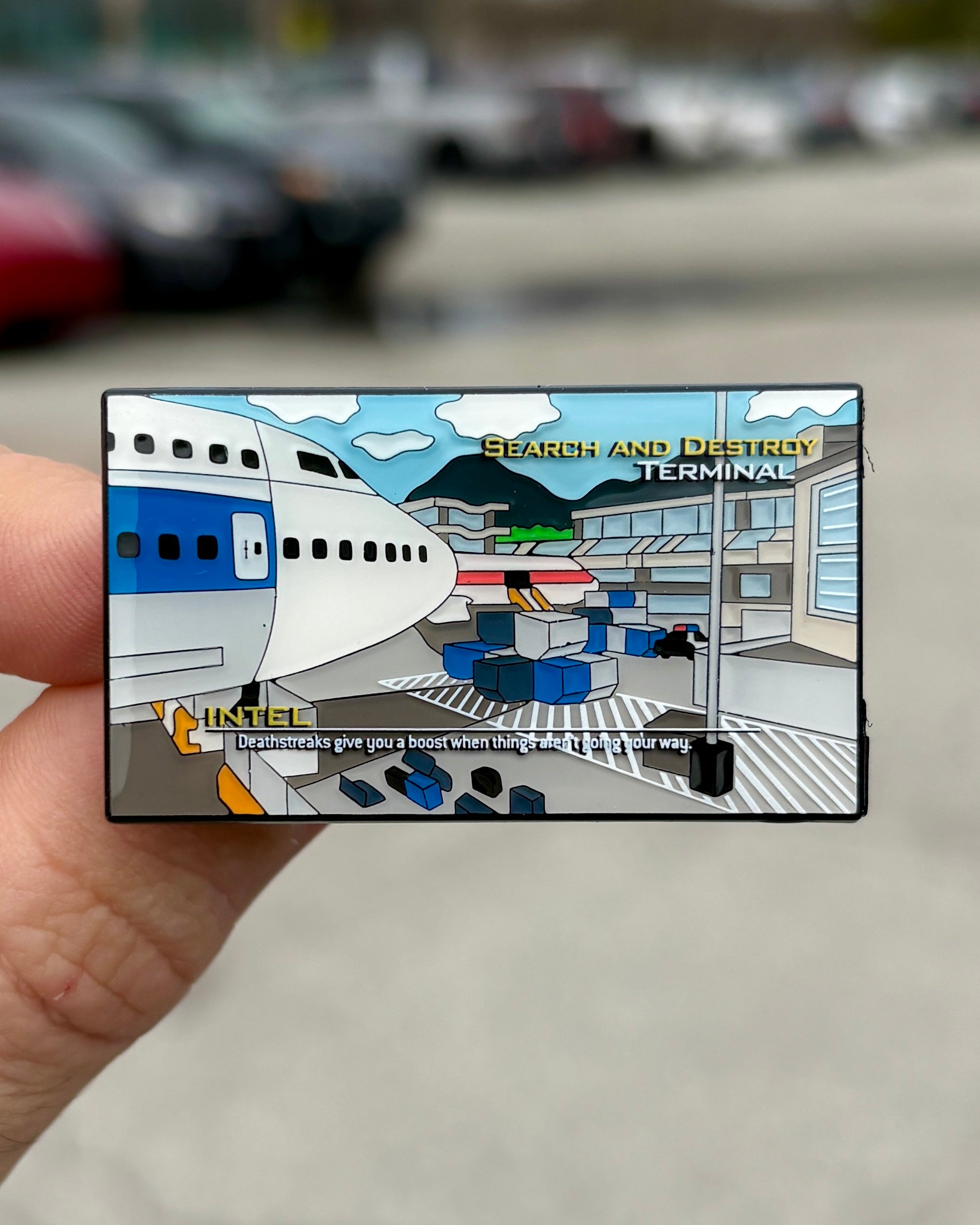 Modern Warfare 2 Terminal Enamel Pin - Front
