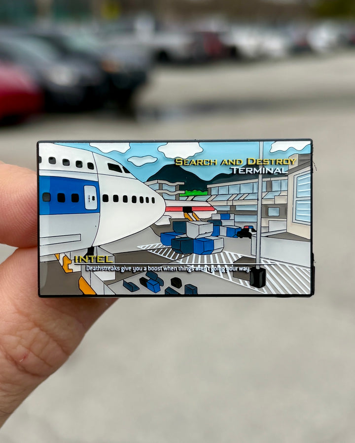 Modern Warfare 2 Terminal Enamel Pin - Front