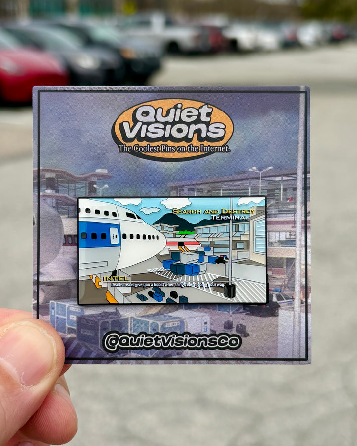 Modern Warfare 2 Terminal Enamel Pin - On Card