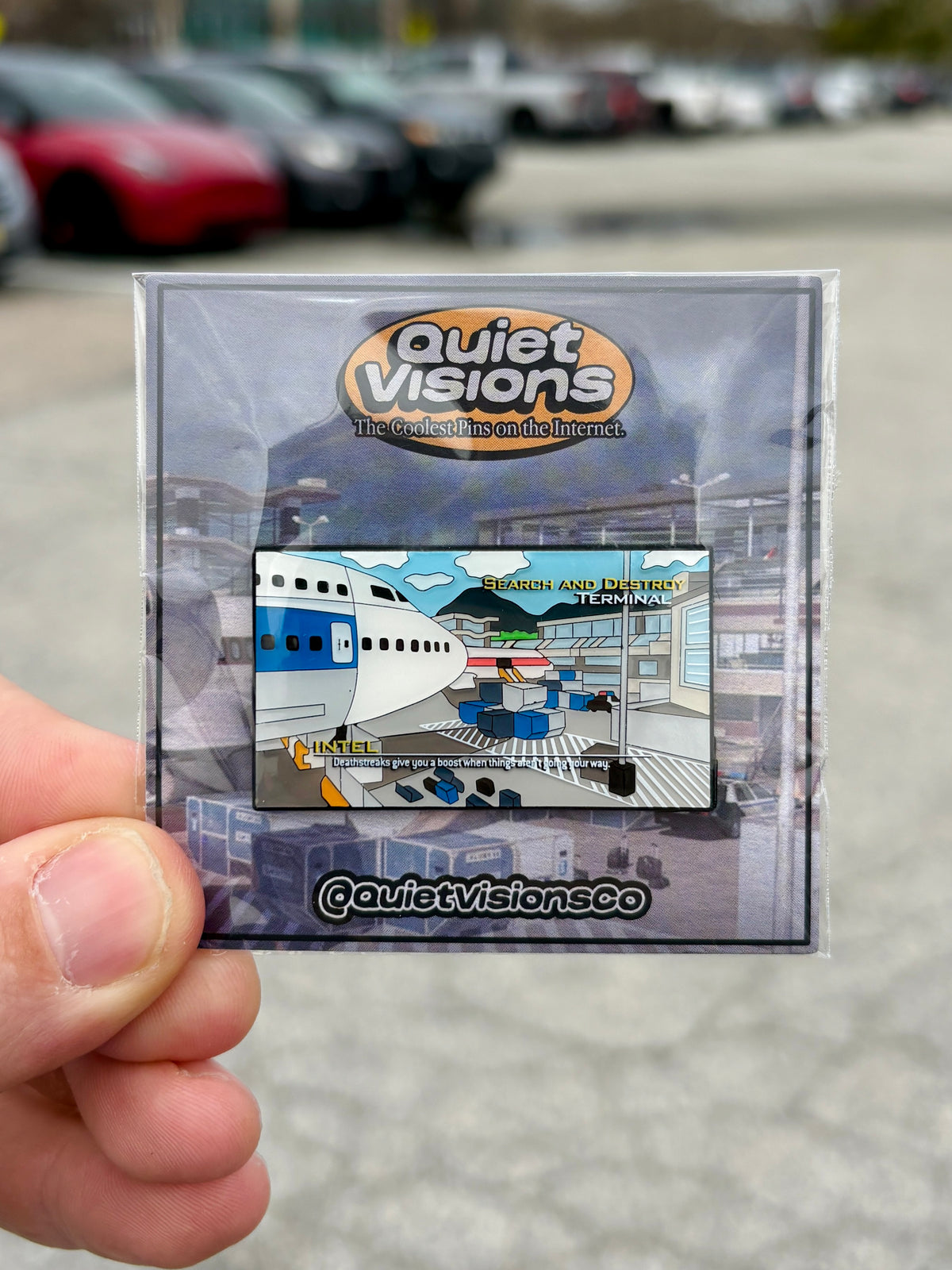 Modern Warfare 2 Terminal Enamel Pin - Wrapped