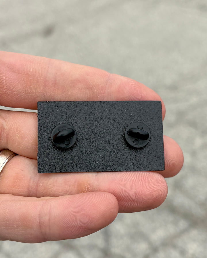 Modern Warfare 2 Terminal Enamel Pin - Back Side
