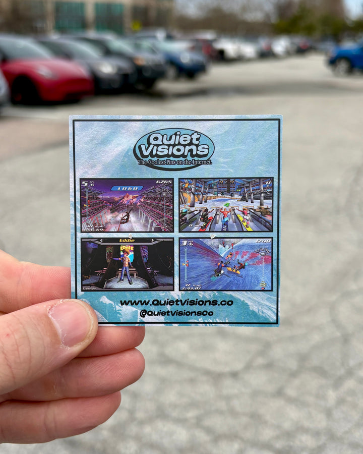 SSX Tricky Enamel Pin - Card Back