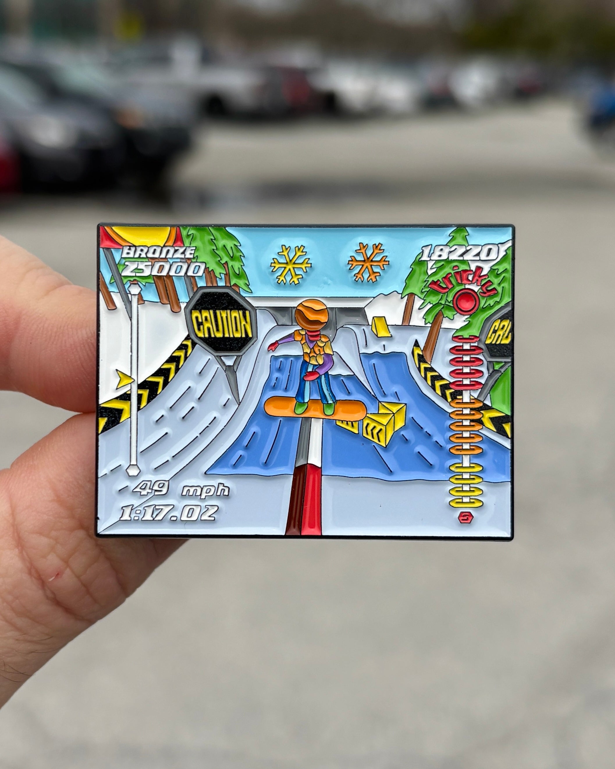 SSX Tricky Enamel Pin - Front
