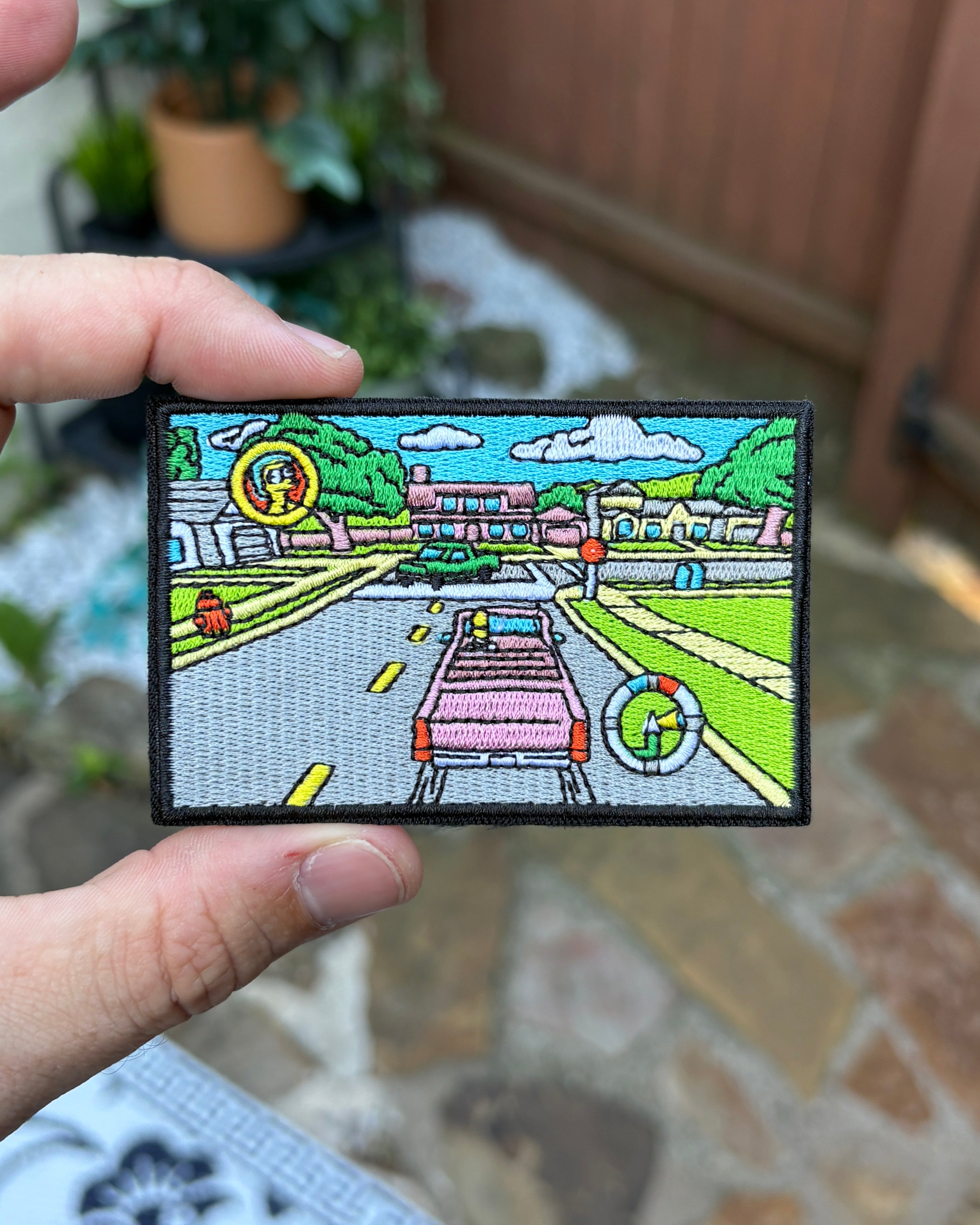 Simpsons Hit and Run Embroidered Patch