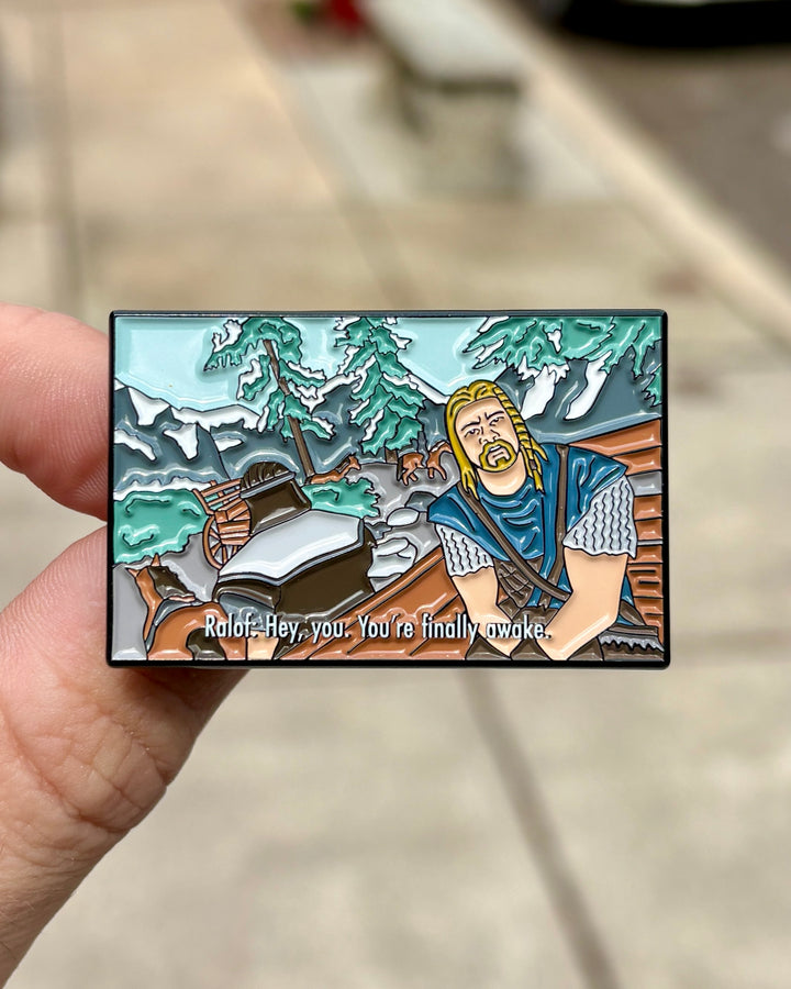Skyrim Enamel Pin - Front