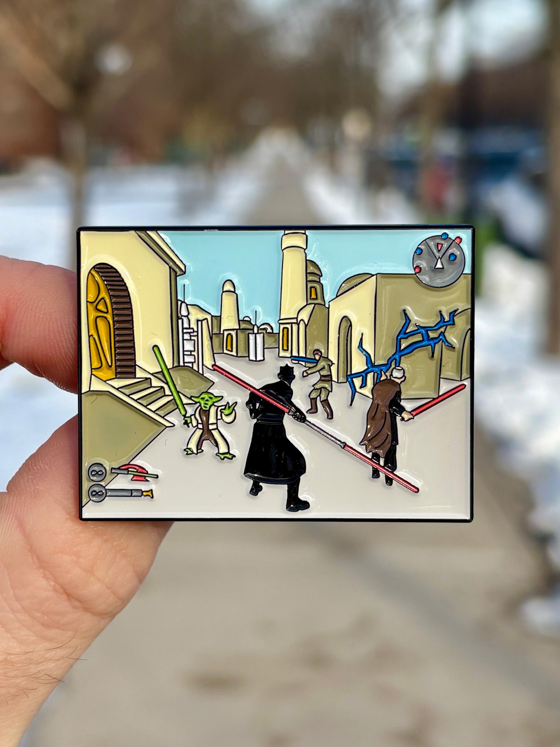 Star Wars Battlefront Enamel Pin - Held in Hand
