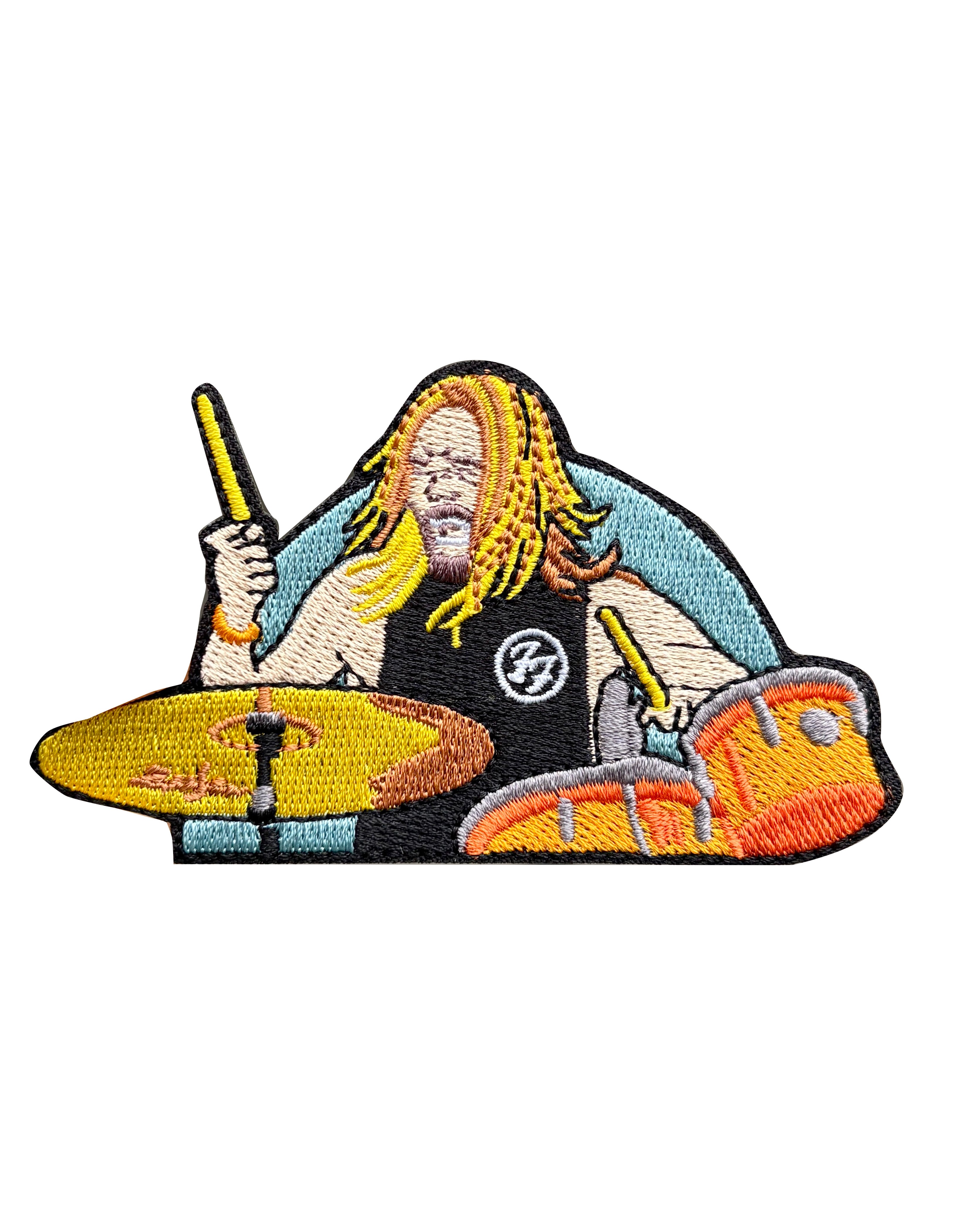 Taylor Hawkins Foo Fighters drummer embroidered patch
