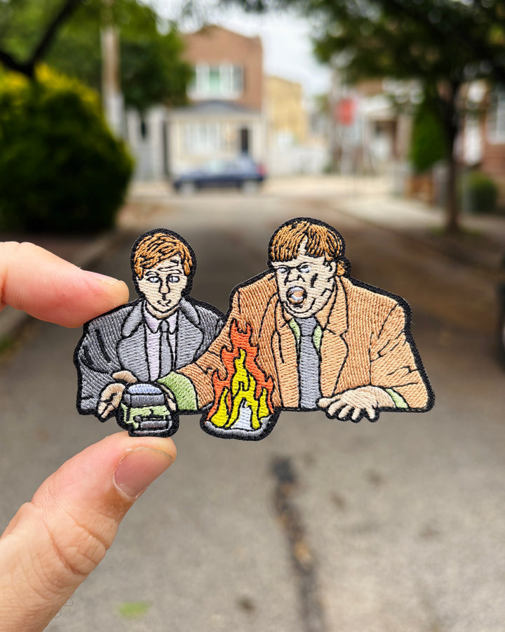Tommy Boy Movie Embroidered Patch - Held in Hand