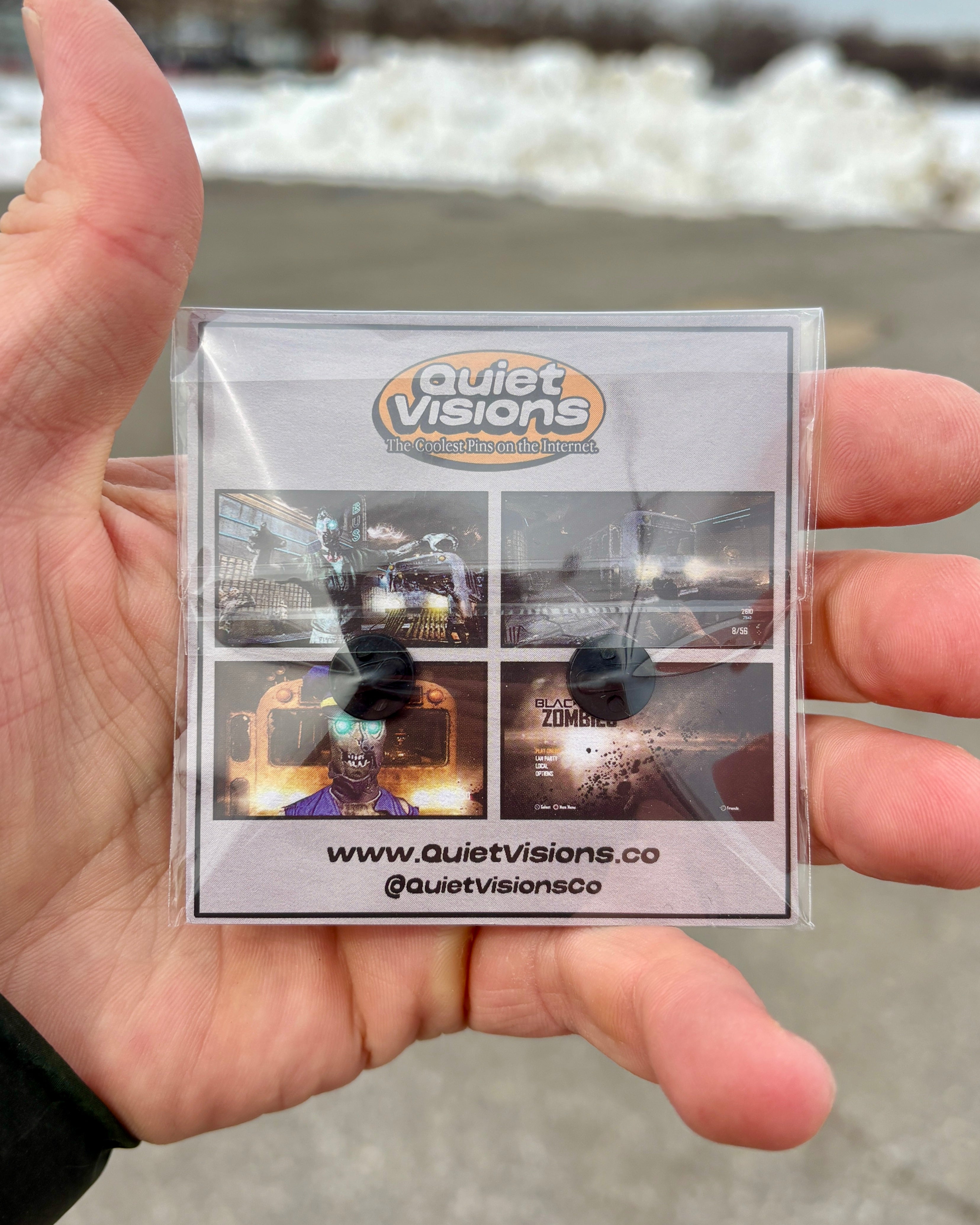 Tranzit - Call Of Duty - Enamel Pin Packaged Back