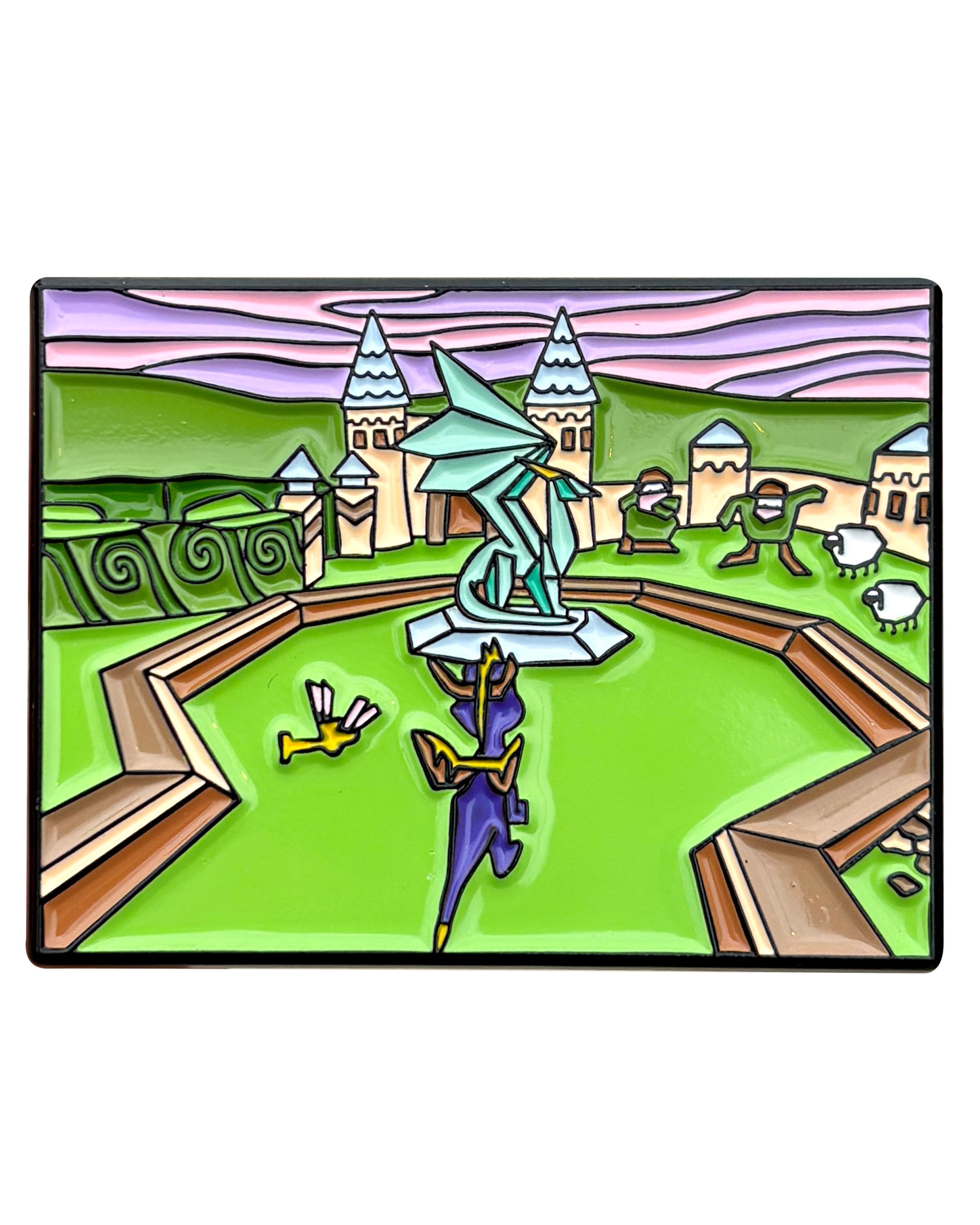 PS1 Purple Dragon - Enamel Pin