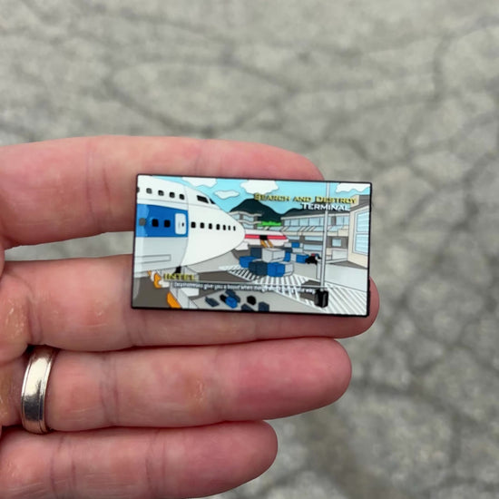 Modern Warfare 2 Terminal Enamel Pin - Video