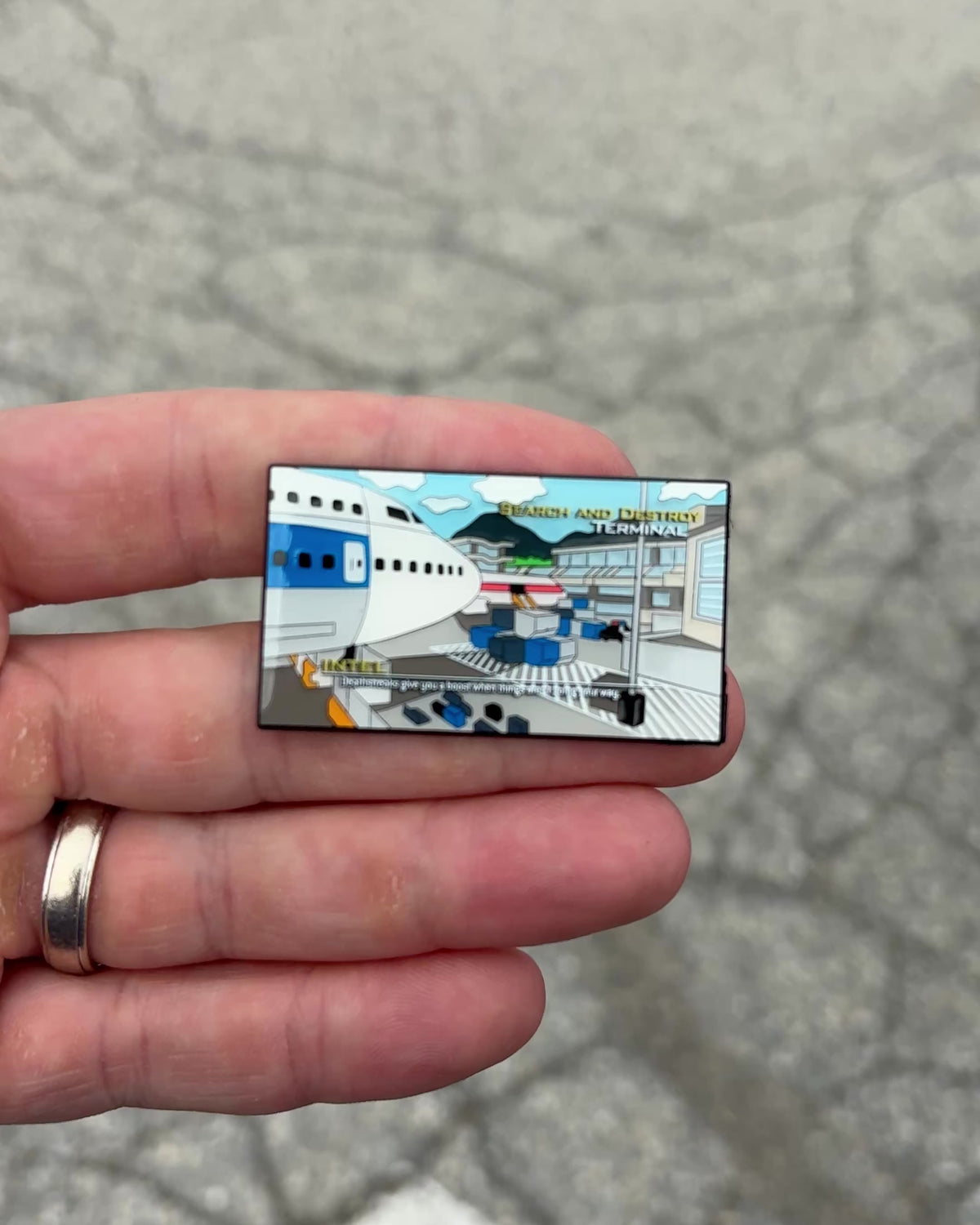 Modern Warfare 2 Terminal Enamel Pin - Video