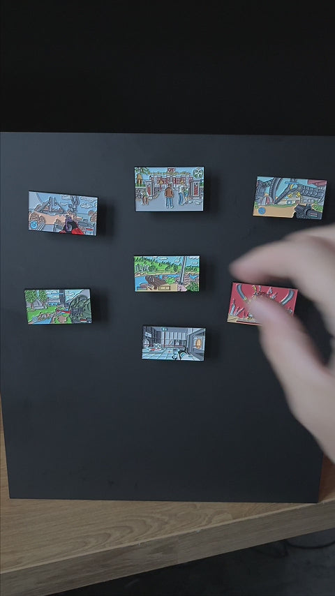 Magnetic pin backing demo - Video