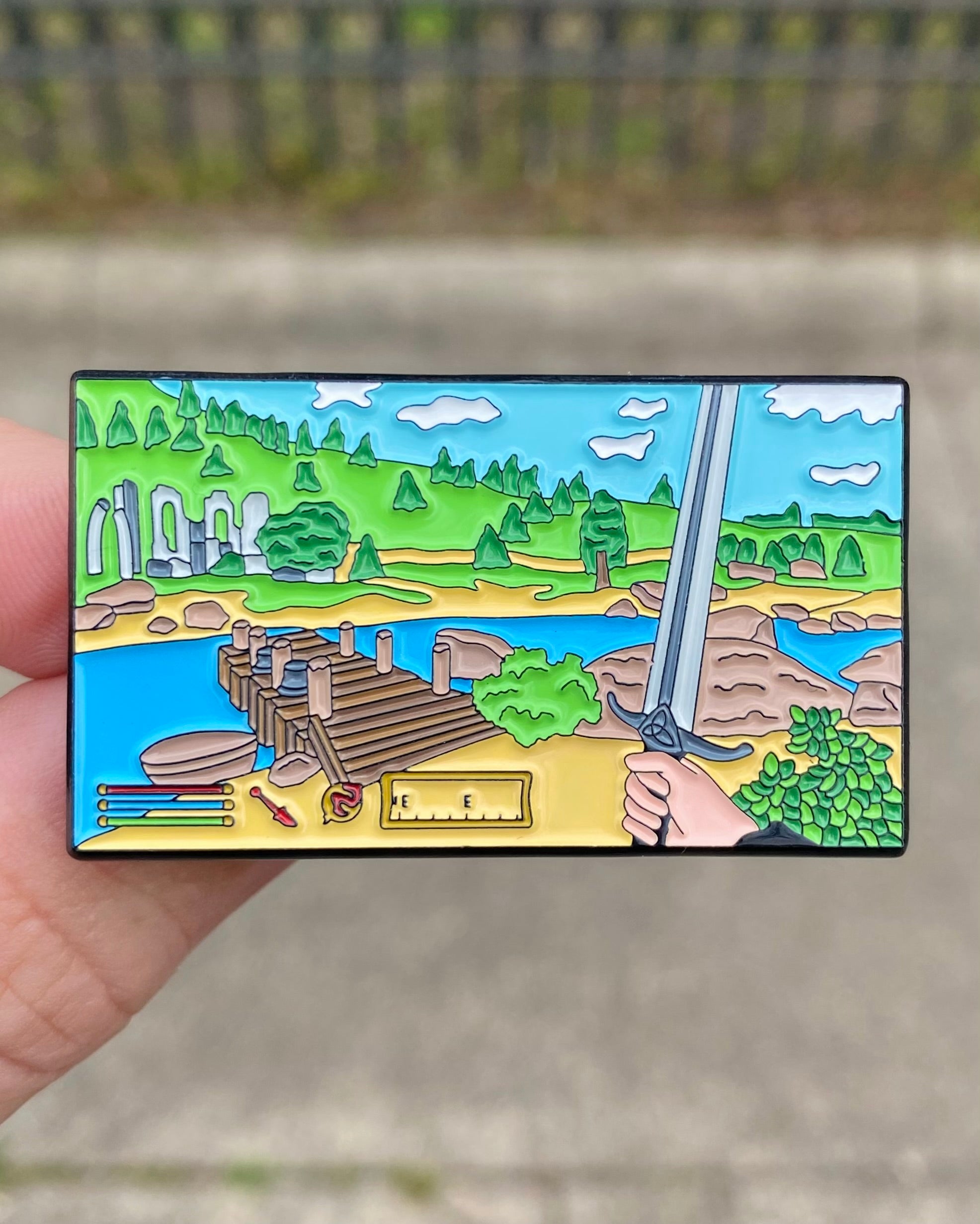 Stop Right There Criminal Scum - Enamel Pin