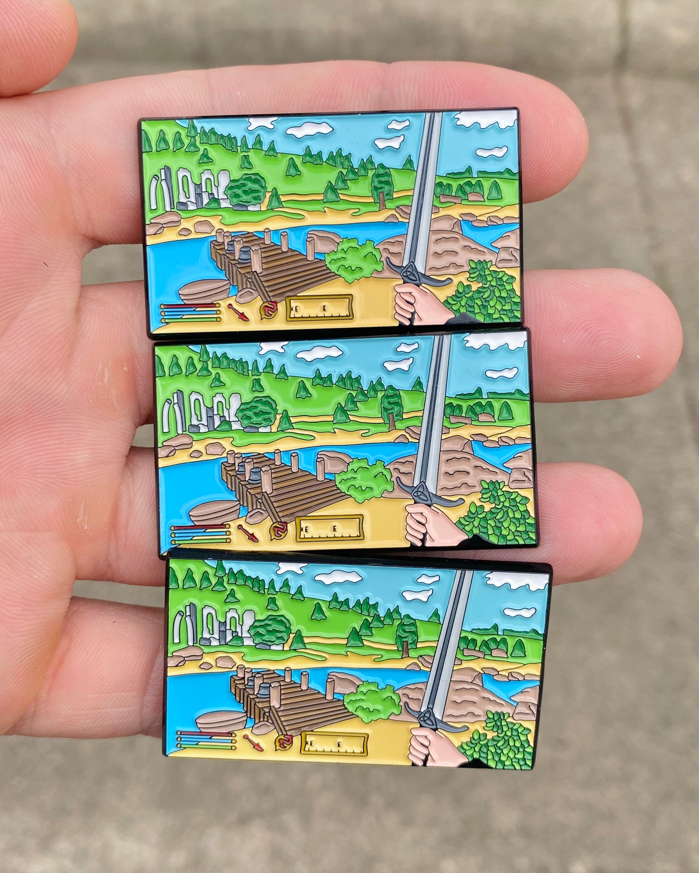 Stop Right There Criminal Scum - Enamel Pin