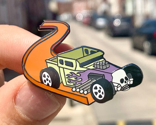 Bone Shaker Car Pin
