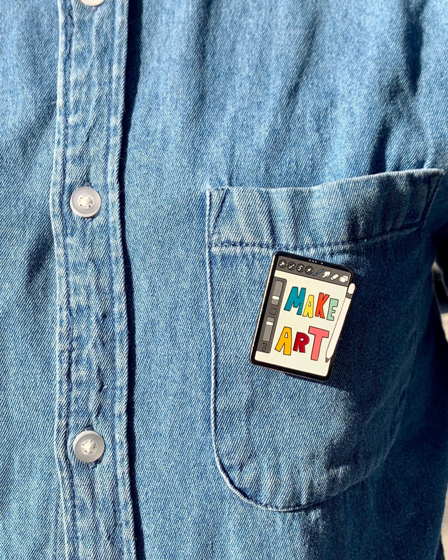 Digital Art - ProCreate - Enamel Pin