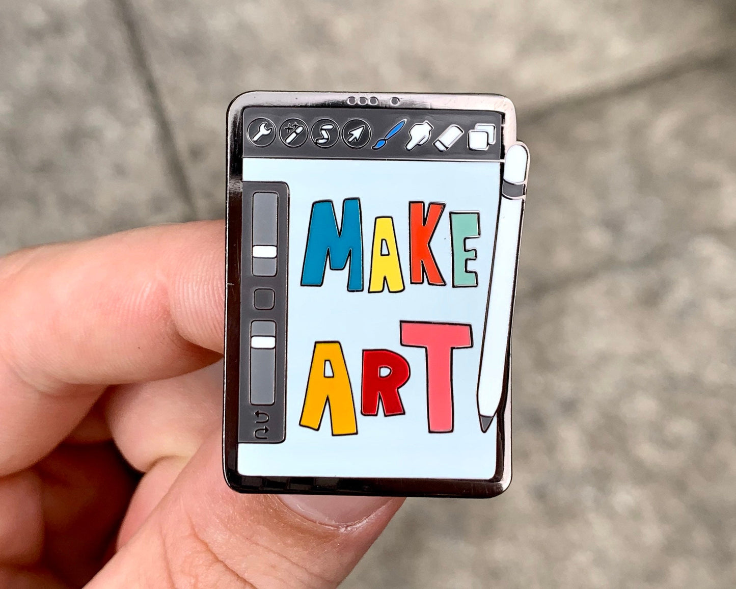 Digital Art - ProCreate - Enamel Pin