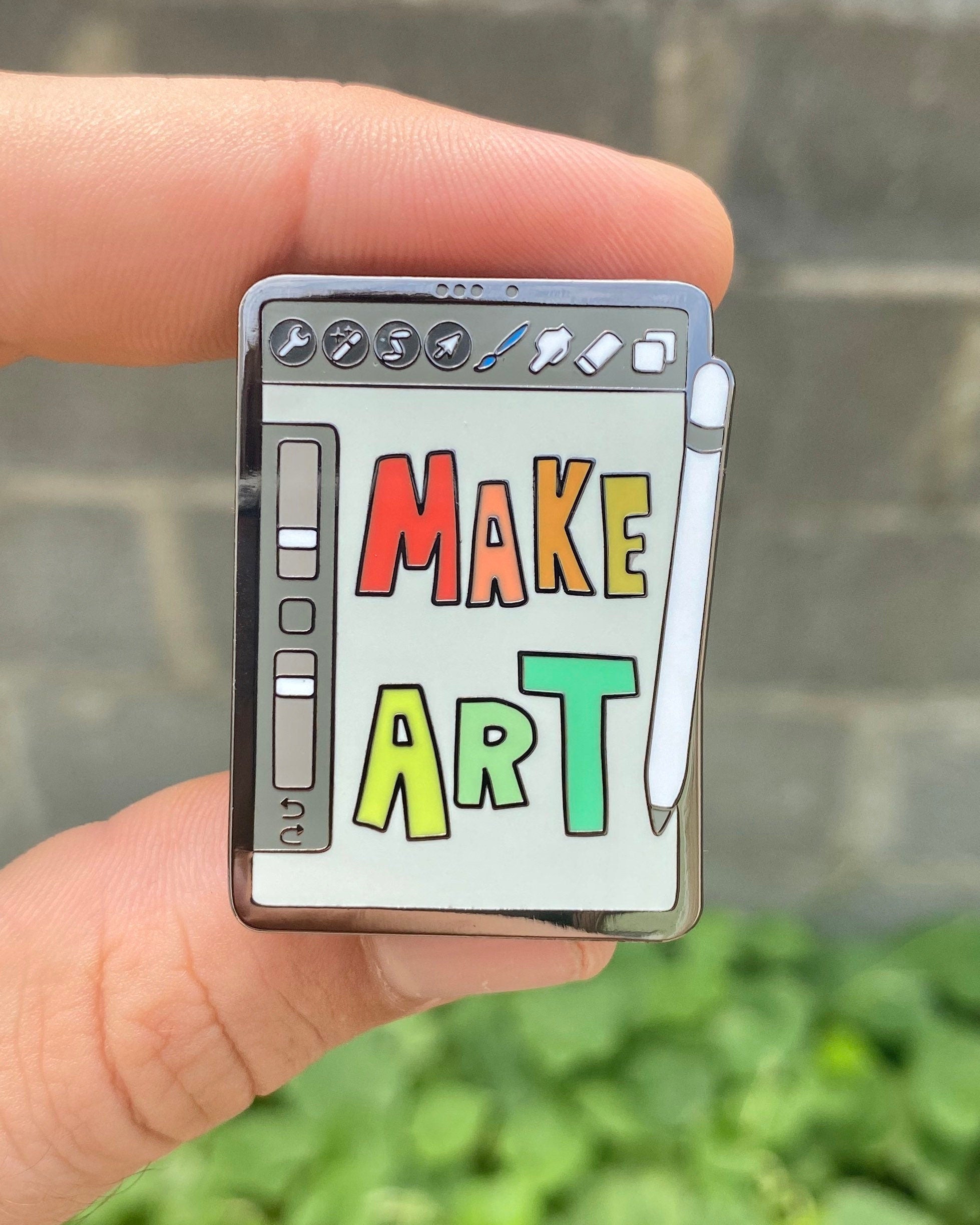 Digital Art - ProCreate - Enamel Pin