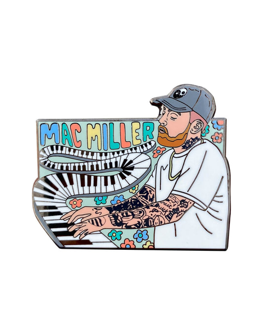 Mac Miller - Piano - Enamel Pin