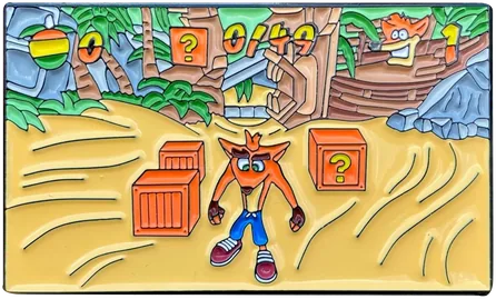 Crash Bandicoot enamel pin