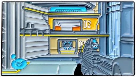 Halo: Reach Countdown enamel pin