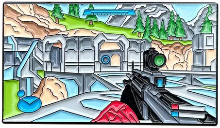 Halo: Reach Forge World enamel pin