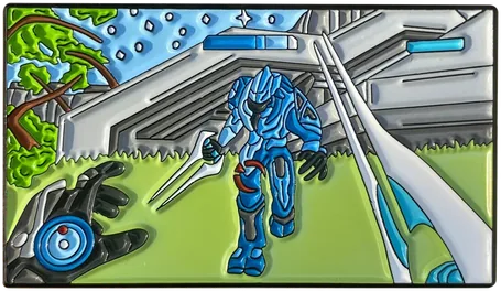 Halo 3 Isolation enamel pin